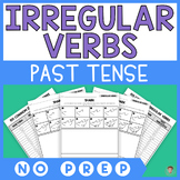 Irregular Verbs | Past Tense | NO PREP Directed Drawing | 
