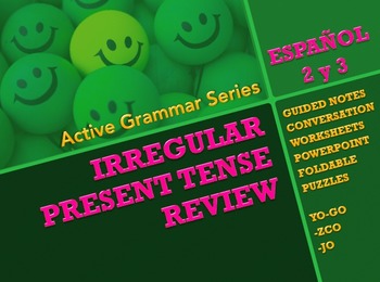 Preview of Irregular Verbs Review - Active Grammar Series