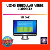 Irregular Verbs Set One BOOM Cards | Distance Learning