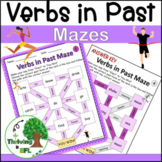 Irregular Verbs in Past Mazes