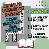 Irregular Verbs in the Preterite Tense - Crossword Puzzle 