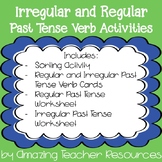 Irregular and Regular Past Tense Verb Activities and Worksheets
