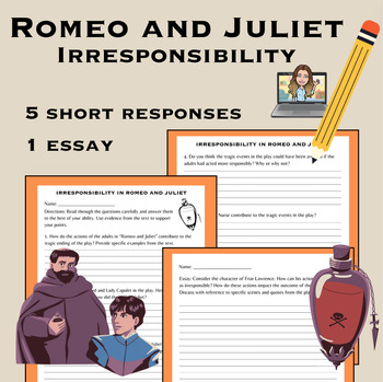 Preview of Irresponsibility in Romeo and Juliet
