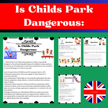 Preview of Is Childs Park Dangerous: with Multiple-Choice Questions