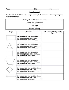 Is It A Rectangle? by Ms Jackson's Resource Jackpot | TpT