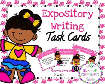 Preview of Is It Expository / Informational Writing? Task Cards