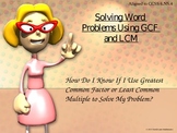 Solving Word Problems with GCF and LCM