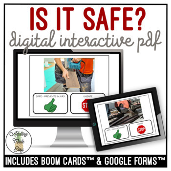 Preview of Is It Safe? Digital Interactive Activity