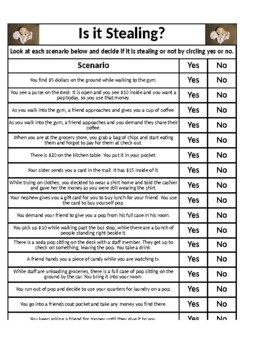 Preview of Is It Stealing?