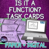 Is It a Function? Task Cards 8.F.A.1- Printable & Digital 