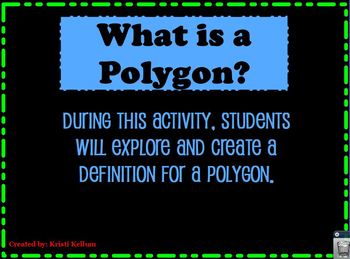 Preview of Is It a Polygon? Flipchart