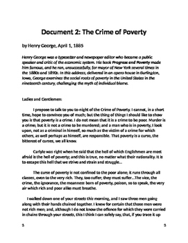 violence crime and poverty essay