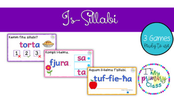 Preview of Is-Sillabi - NO PREP - Logħba interattiva