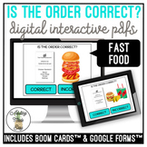 Is The Order Correct? Fast Food Digital Activity