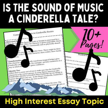 Preview of Is The Sound of Music a Cinderella Tale? High Interest Essay Topic
