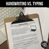 Is it Better to Type or Handwrite? An English Class Activity