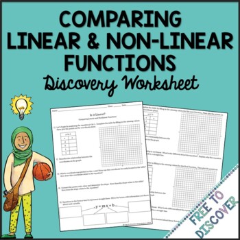 Preview of Comparing Linear and Nonlinear Functions Worksheet