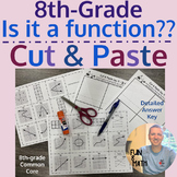 Is it a function? Cut and Paste Activity
