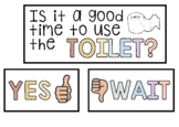 Is it a good time to use the toilet? Anchor Chart