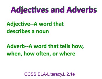 Preview of Is it an Adjective? Is it an Adverb?
