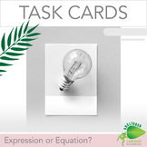 Is it an Expression or Equation Task Cards