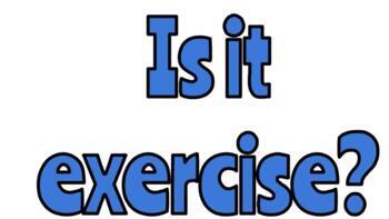 Preview of Is it exercise? Google Slides Game/Assessment for Physical Education & Health