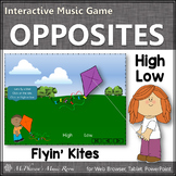 Spring Music Opposites ~ High or Low? Interactive Music Ga