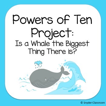 Preview of Powers of Ten Project