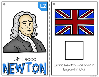 Isaac Newton Adapted Books { Level 1 and Level 2 } All About Isaac Newton