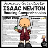 Scientist Isaac Newton Biography Reading Comprehension Wor