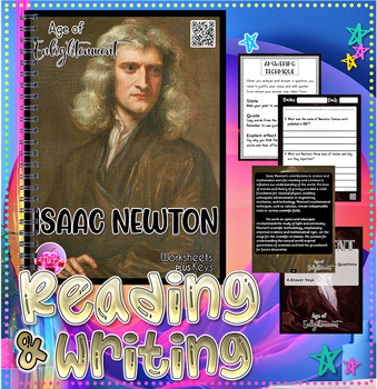 Preview of Isaac Newton | Influential People | Reading Comprehension + Answer