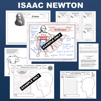 Preview of Isaac Newton SUPERHERO Activity