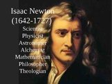 Isaac Newton - clean text, variety of visuals