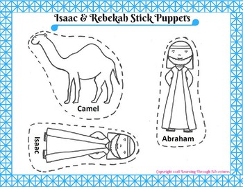 Isaac & Rebekah Stick Puppets by Learning Through ...