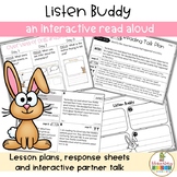 Back to School Interactive Read Aloud Listen Buddy