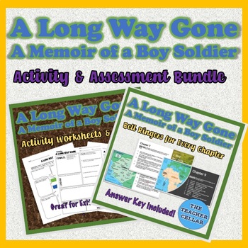 Preview of Ishmael Beah's A Long Way Gone - Bell Ringers, Exit Tickets, Assessment Bundle!