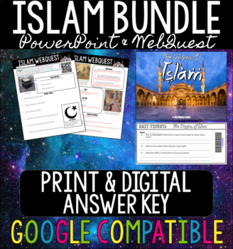 Preview of Origins of Islam PPT & WebQuest BUNDLE