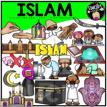 Preview of Islam Clip Art Set {Educlips Clipart}
