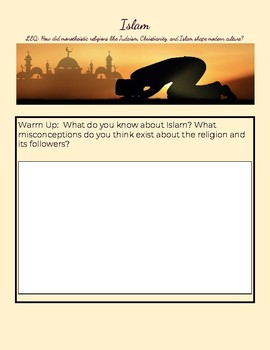 Preview of Islam HyperDoc