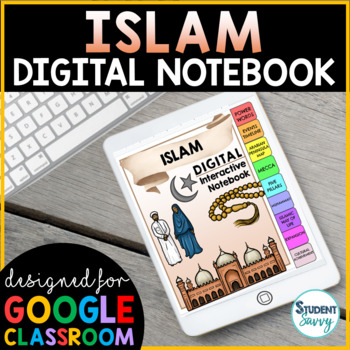 Preview of Islam Interactive Notebook Islamic World Digital Notebook Practices Teachings