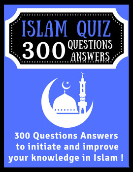 Preview of Islam Quizz Book | 300 Questions & Answers | Editable & Printable