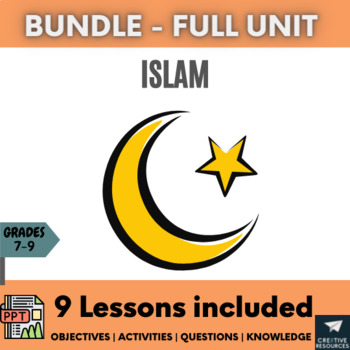 Preview of Islam + Muslims: Religion Lesson Unit Plan Bundle (5 Pillars | Qur'an | Mosque)
