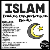 Islam Reading Comprehension Worksheet Bundle Muslim World 
