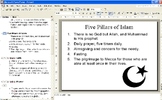 Islam Unit - Powerpoint and Handout