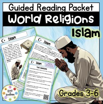 Preview of Islam || World Religions || Guided Reading Comprehension || Text & Qs