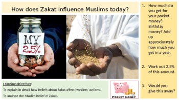 Preview of Islam - ZAKAT - How does Zakat influence Muslims today?