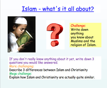 Preview of Introduction to Islam - Presentation and Worksheets