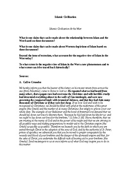 Preview of Islam & the West Document Analysis