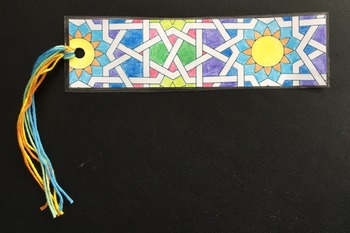 Preview of Islamic Art Bookmark Craft