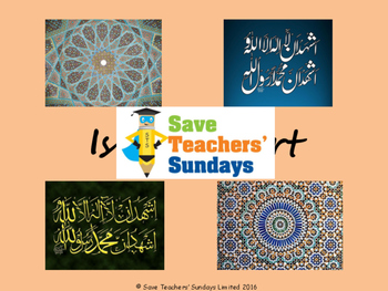 Preview of Islamic Art Lesson plan and PowerPoint